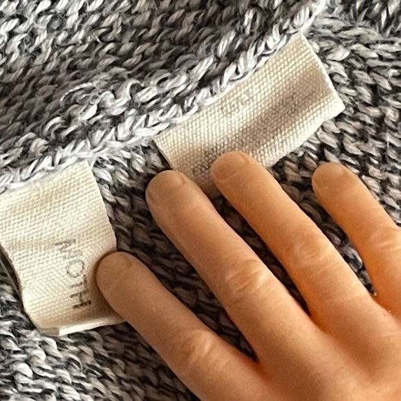 Moth Gray Scoop Neck Sweatshirt - Picture 6 of 12